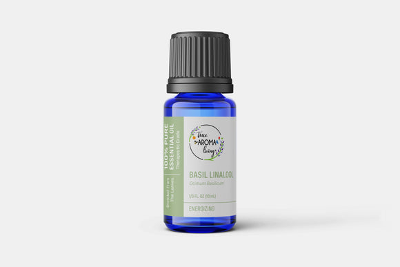 Basil Linalool 100% Pure Essential Oil 10 ml (Organic Available)