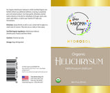 Organic Helichrysum Hydrosol 4 oz
