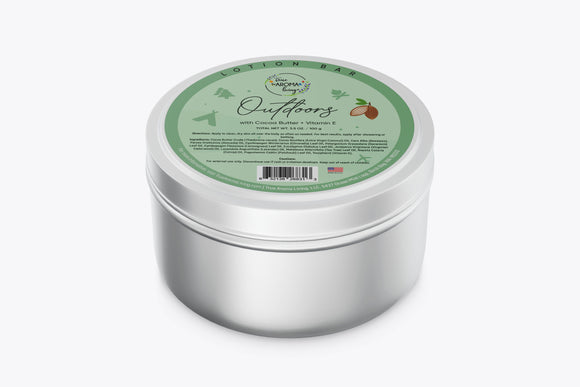 Outdoors Lotion Bar with Cocoa Butter + Vitamin E 100 g