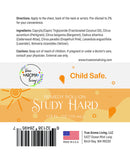 Study Hard Synergy Essential Oil Blend  Pre-Diluted Roll-On 10 ml (ChildSafe)