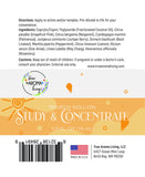Study & Concentrate Synergy Essential Oil Blend  Pre-Diluted Roll-On 10 ml