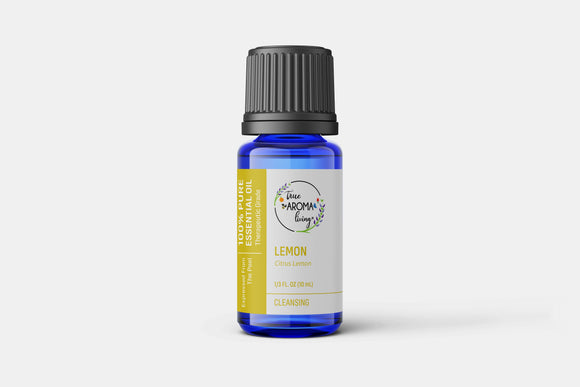 Lemon 100% Pure Essential Oil 10 ml (ChildSafe)(Organic Available)