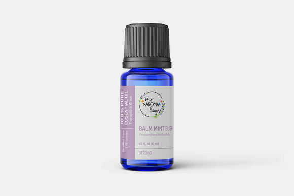 Balm Mint Bush 100% Pure Essential Oil 10 ml (ChildSafe)