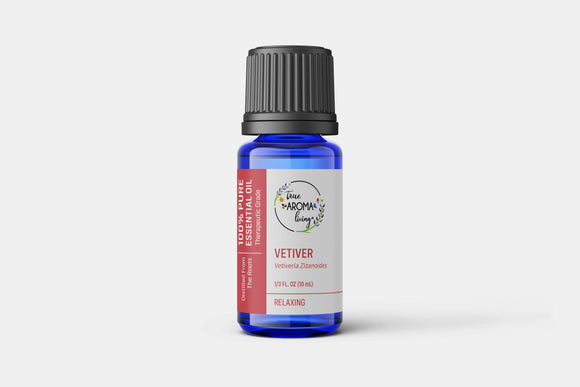 Vetiver 100% Pure Essential Oil 10 ml (ChildSafe) (5 ml Organic Available)