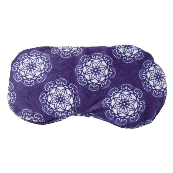 Aromatherapy Clay Bead Eye Mask – Purple Mandala / Lavender