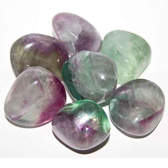 Tumbled Stone – Fluorite – Reiki Infused