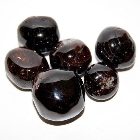Tumbled Stone – Garnet – Reiki Infused