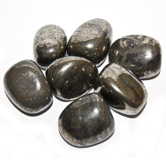 Tumbled Stone – Pyrite – Reiki Infused