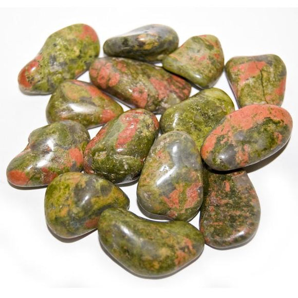 Tumbled Stone – Unakite – Reiki Infused