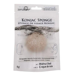 Konjac Sponge – Walnut Shell