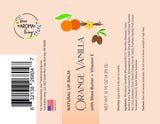 Orange Vanilla Natural Lip Balm 4.25 g