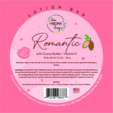 Romantic Lotion Bar with Cocoa Butter + Vitamin E 100 g