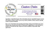 Custom Order Natural Organic Soap – 4 oz