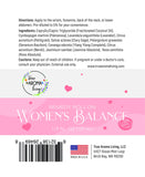 Women's Balance Synergy Essential Oil Blend  Pre-Diluted Roll-On 10 ml