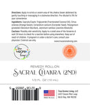 Sacral Chakra (2nd) Synergy Essential Oil Blend  Pre-Diluted Roll-On 10 ml