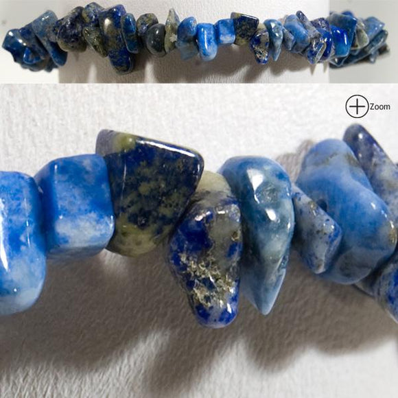 Gemstone Chip Bracelet – Lapis Lazuli – Reiki Infused