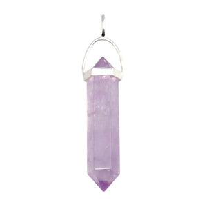 Point Pendant – Amethyst – Reiki Infused