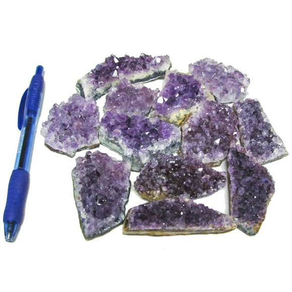 Mineral and Fossil Treasures – Amethyst Cluster (Size 2) – Reiki Infused