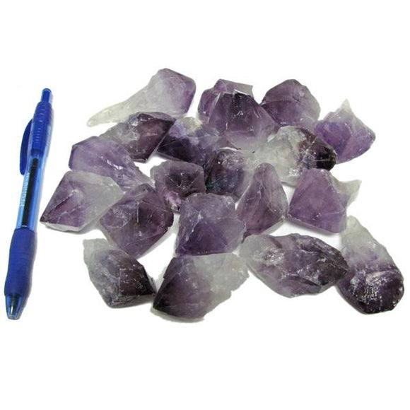 Mineral and Fossil Treasures – Amethyst Rough Point (Size 3) – Reiki Infused