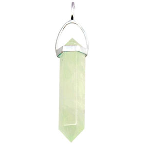 Point Pendant – New Jade – Reiki Infused