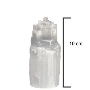 Mineral and Fossil Treasures – Selenite Mini Mountain 10 cm – Reiki Infused