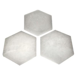 Selenite Charging Plate - Hexagon