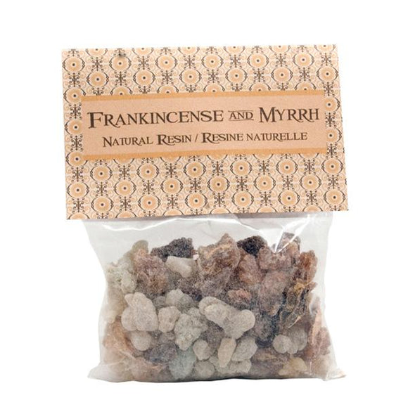 Resin Incense – Frankincense and Myrrh Natural Resin