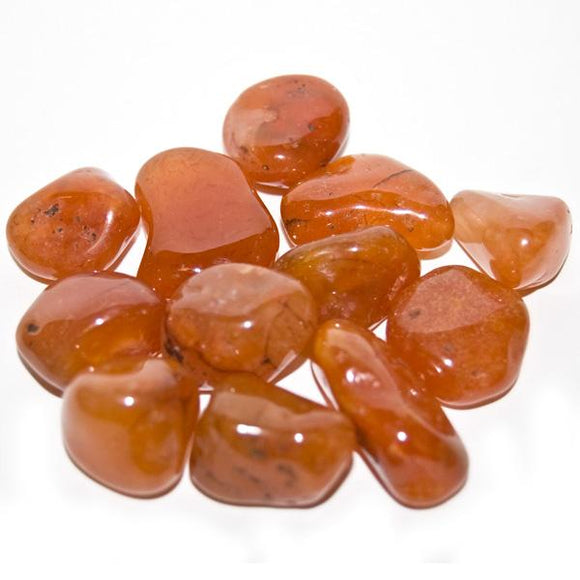 Tumbled Stone – Carnelian – Reiki Infused