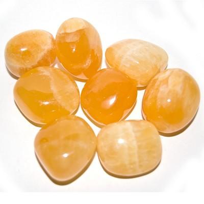 Tumbled Stone – Orange Calcite – Reiki Infused