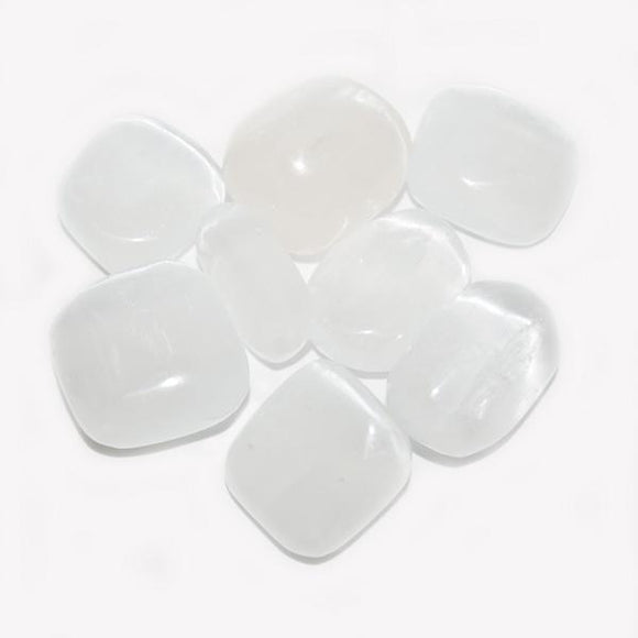 Tumbled Stone – Selenite – Reiki Infused